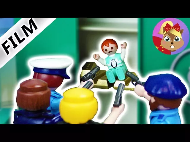 摩比游戏 playmobil 玩偶影片 艾玛袭击了银行?发生什么事情了要进监狱吗